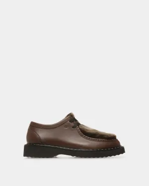 Neasden Derby Shoes In Brown Leather