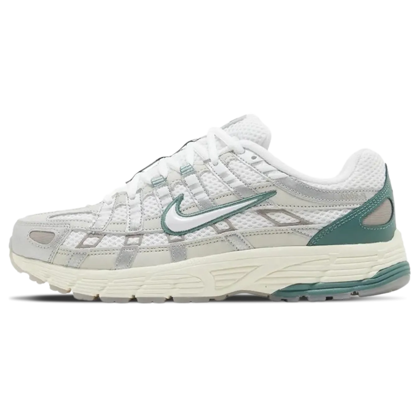 Nike P-6000 Wmns 'Coconut Milk Metallic Silver'