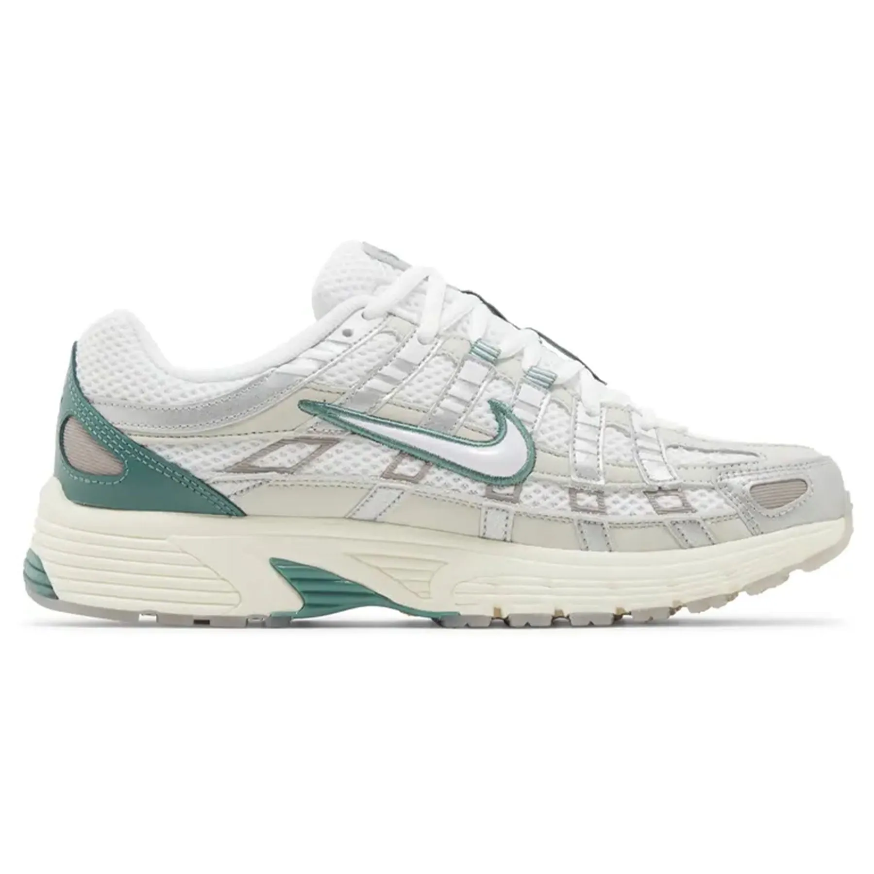 Nike P-6000 Wmns 'Coconut Milk Metallic Silver'