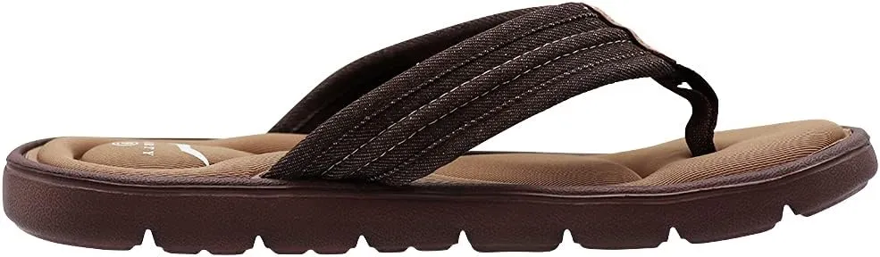 NORTY Mens Memory Foam Footbed Comfort Casual Sandal Slip On Shoe