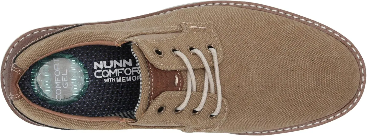 Nunn Bush Men's Barklay Canvas Plain Toe Oxford Lace Up