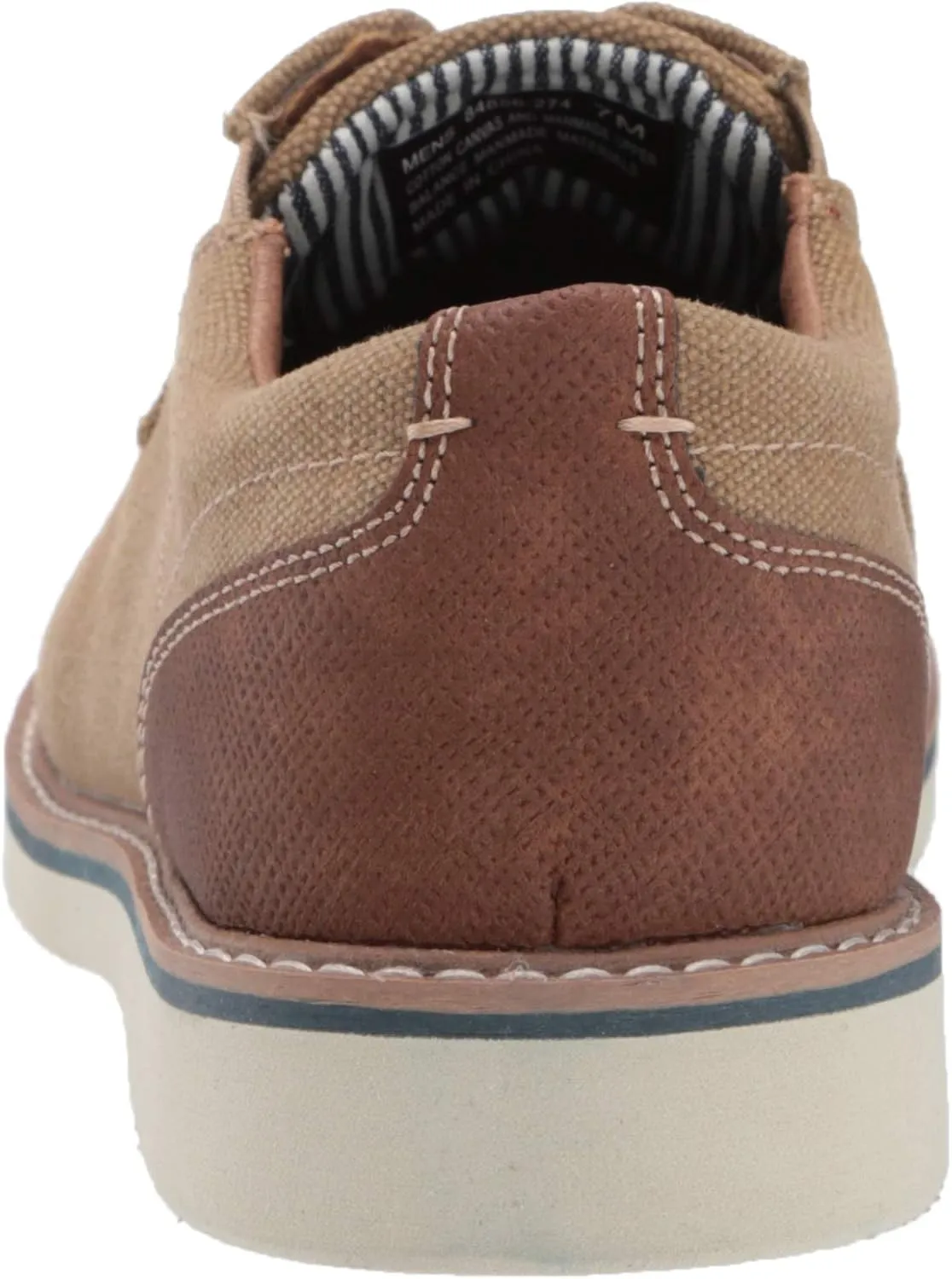 Nunn Bush Men's Barklay Canvas Plain Toe Oxford Lace Up