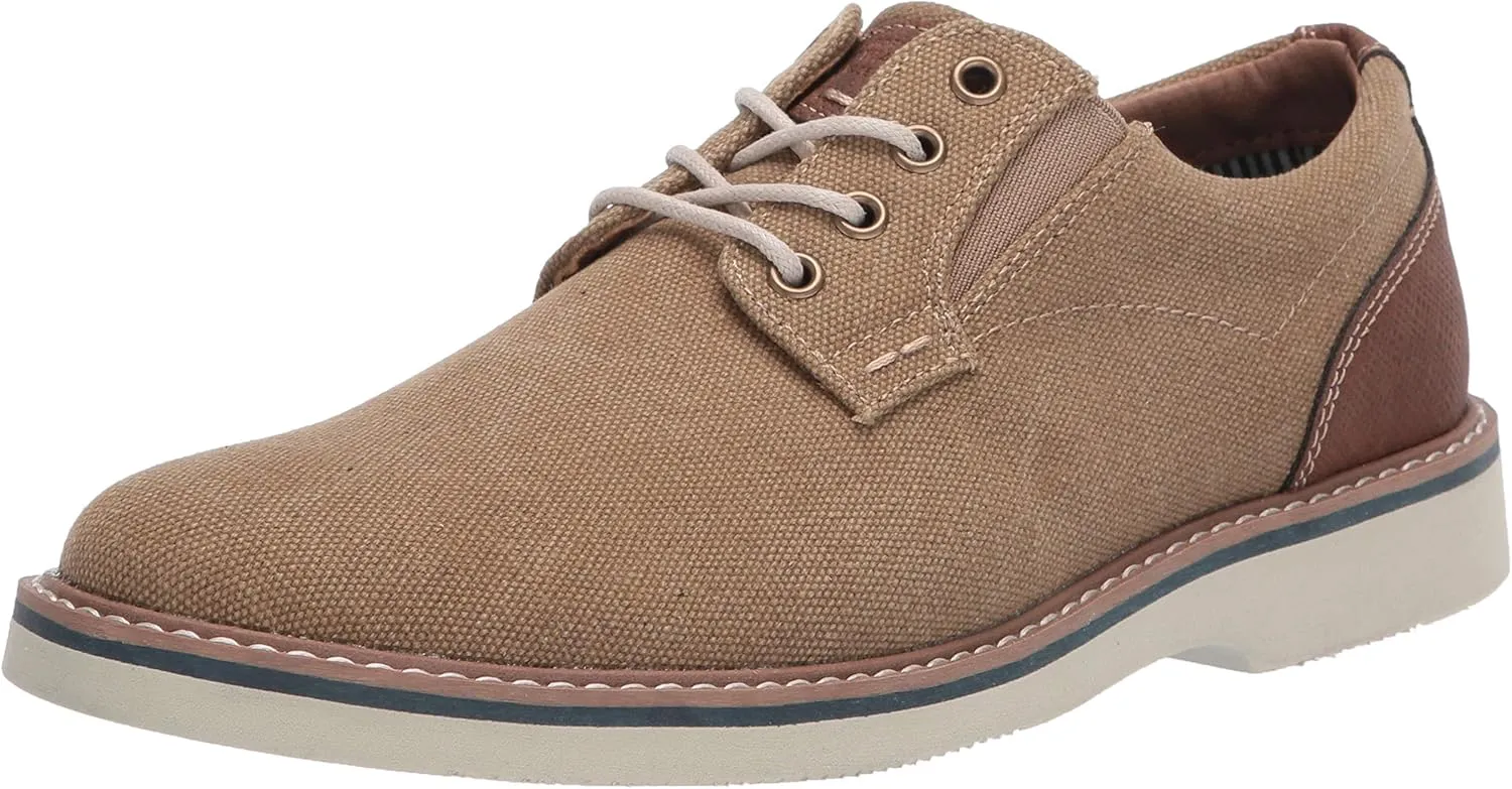 Nunn Bush Men's Barklay Canvas Plain Toe Oxford Lace Up