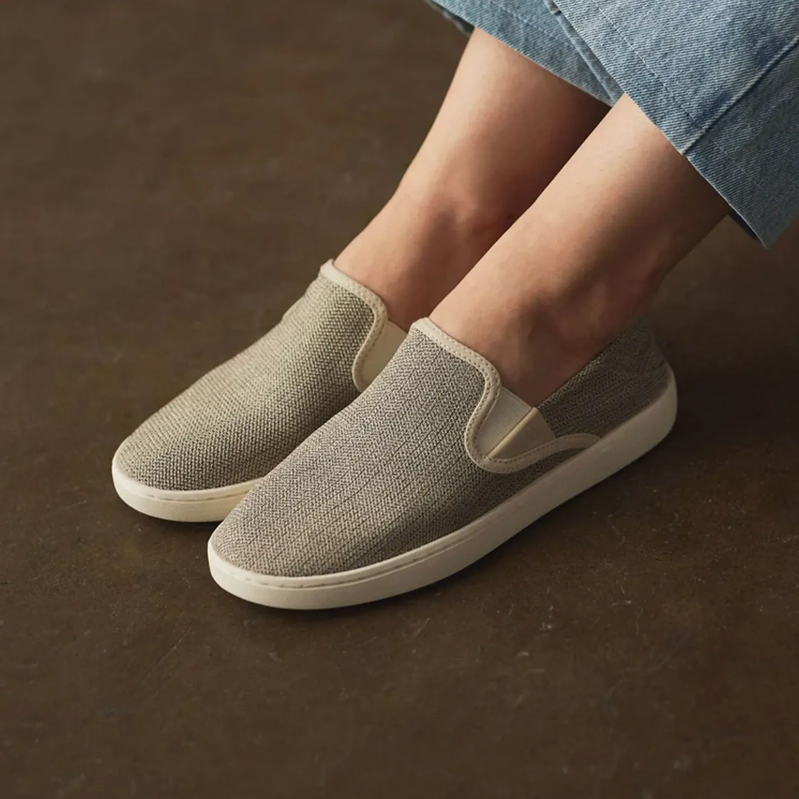 OluKai Pehuea II Slip On (Women) - Tapa/Tapa