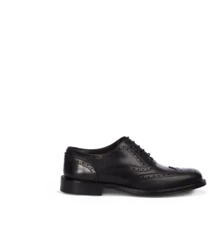 Oxford brogue in pelle nera