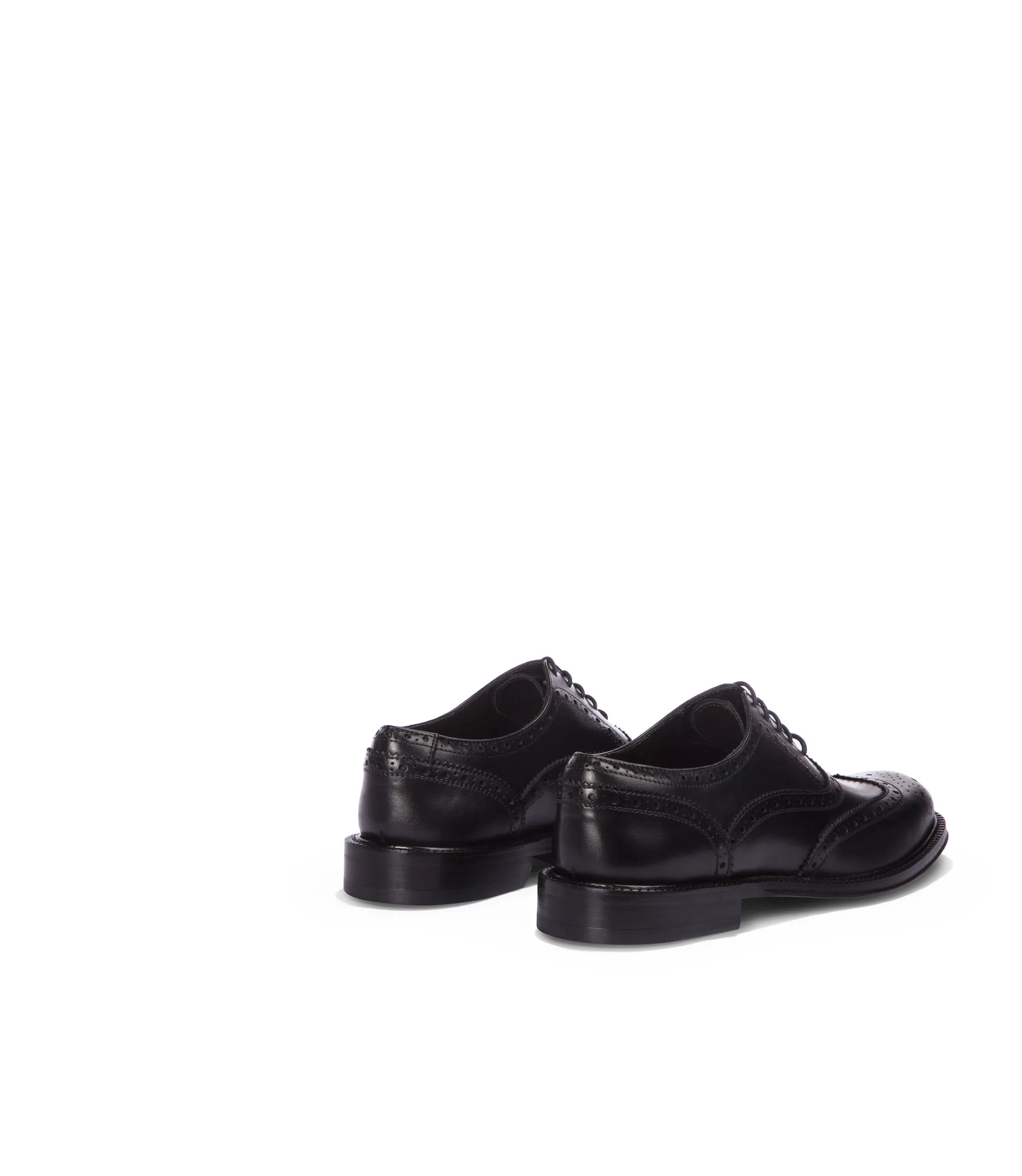 Oxford brogue in pelle nera