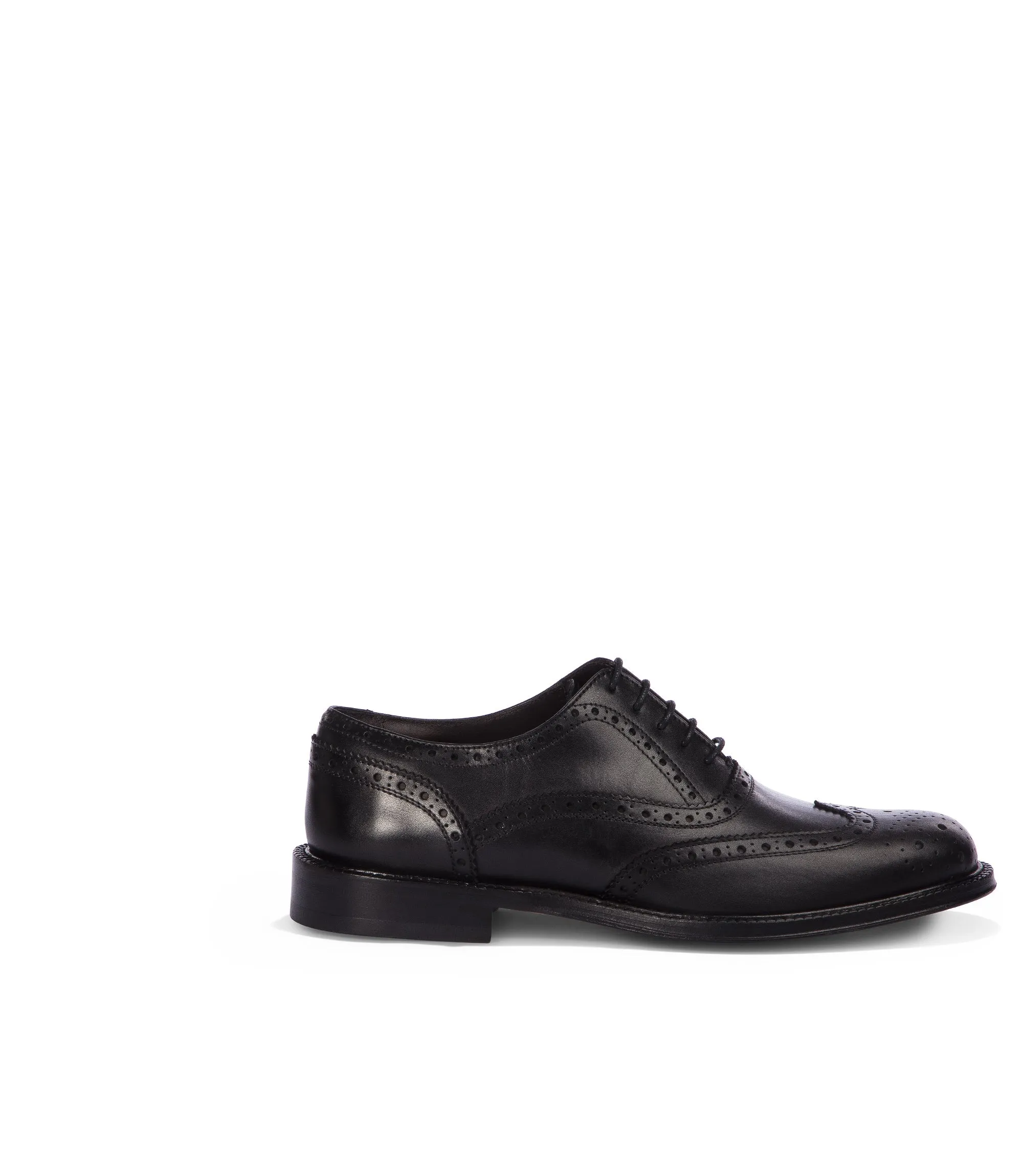 Oxford brogue in pelle nera