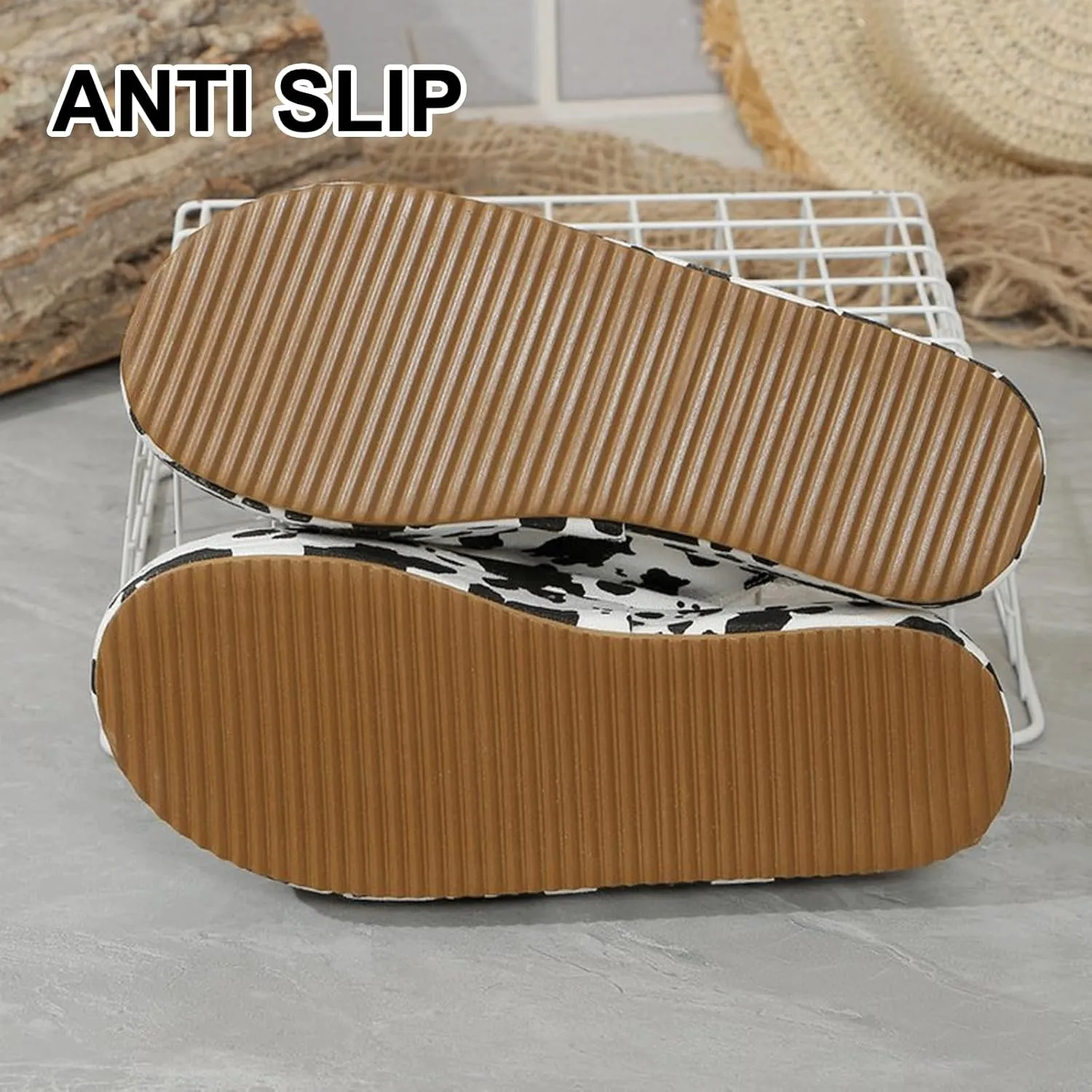 Platform Sandals Women Double Buckle Denim Flatform Cloud Slides Comfy Pillow Slipper Summer Home Outdoor Pool Shoes