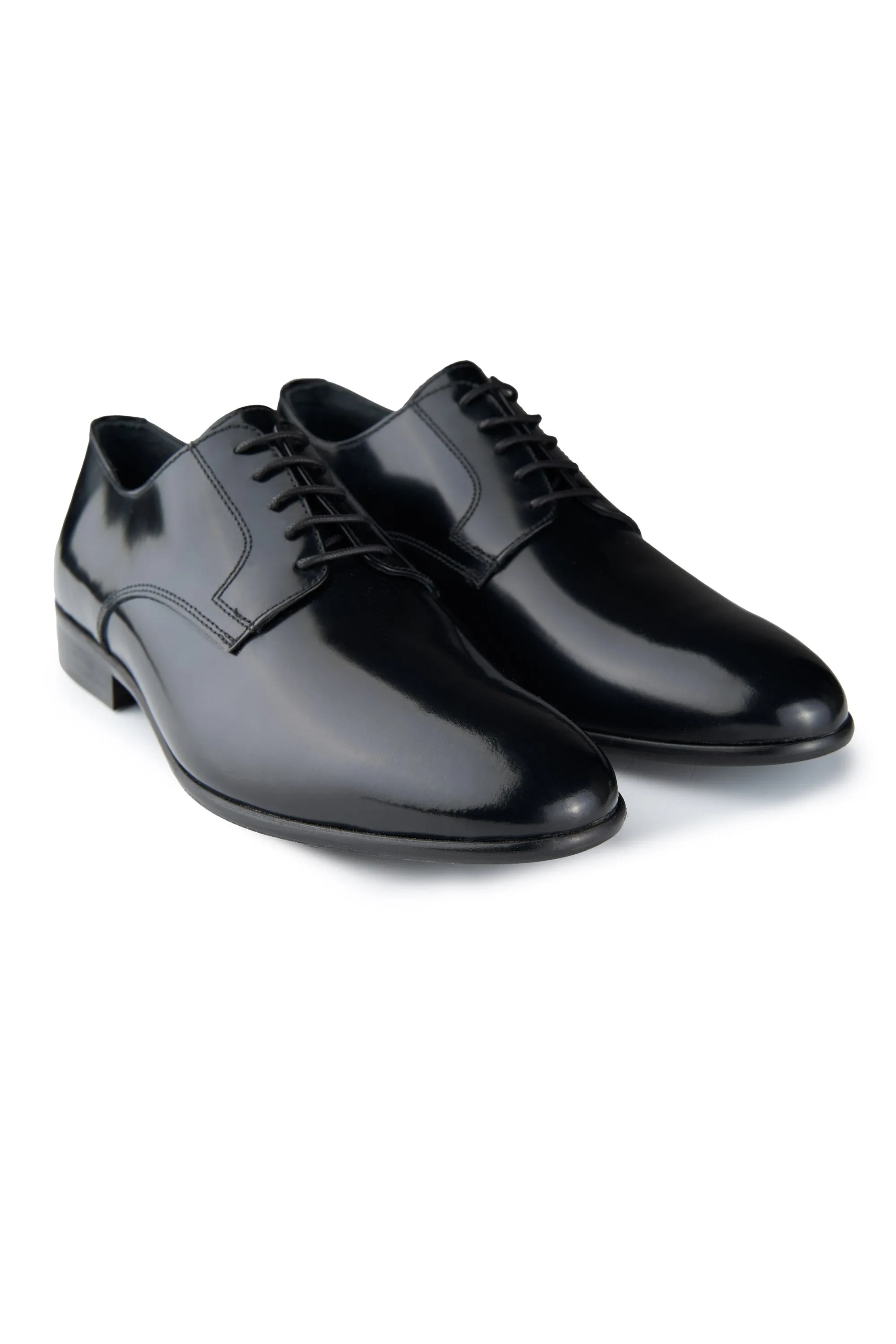 Polished Leather Formal Derby Shoes