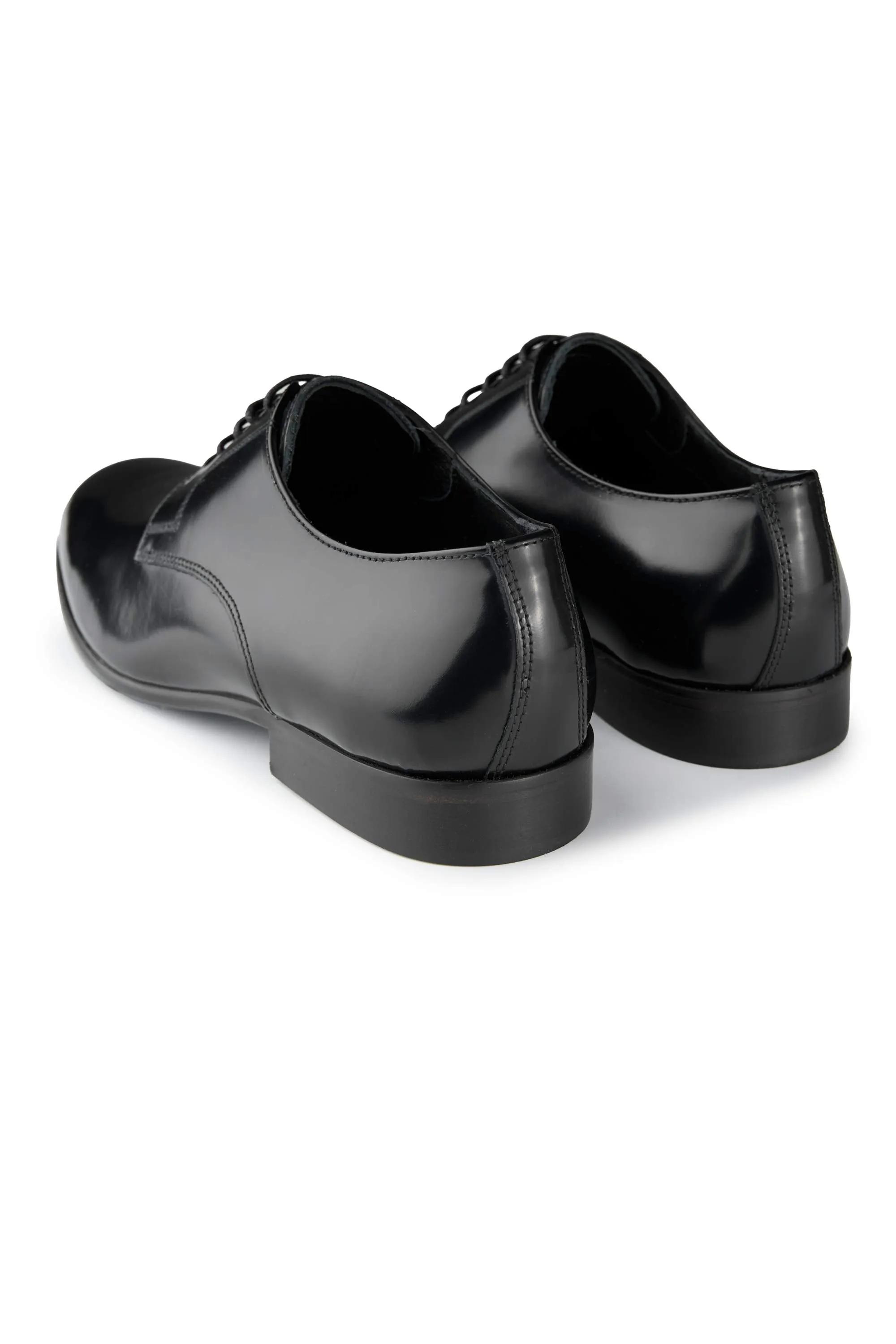 Polished Leather Formal Derby Shoes