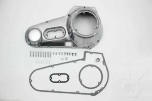 Polished Outer Primary Cover Kit for Harley Davidson by V-Twin