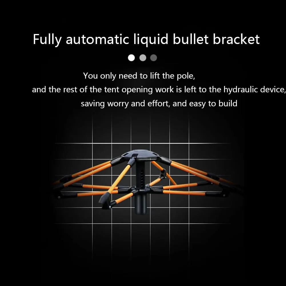 Portable Camping Tent 2-3 Person Outdoor Tents Easy to Pitch, Windproof Waterproof Dome Tent Instant Automatic Pop Up Tent Perfect Beach Outdoor Hiking Hunting Fishing