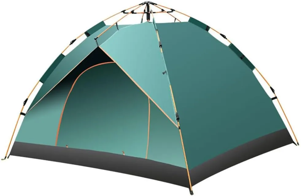 Portable Camping Tent 2-3 Person Outdoor Tents Easy to Pitch, Windproof Waterproof Dome Tent Instant Automatic Pop Up Tent Perfect Beach Outdoor Hiking Hunting Fishing