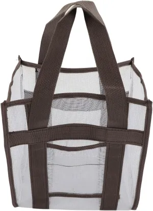 Portable Mesh Oxford Fabric Bag Large Capacity Kids Shell Storage Bag for Beach Pool (Small 80x66x100cm)