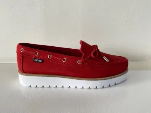 Red Suede Loafer