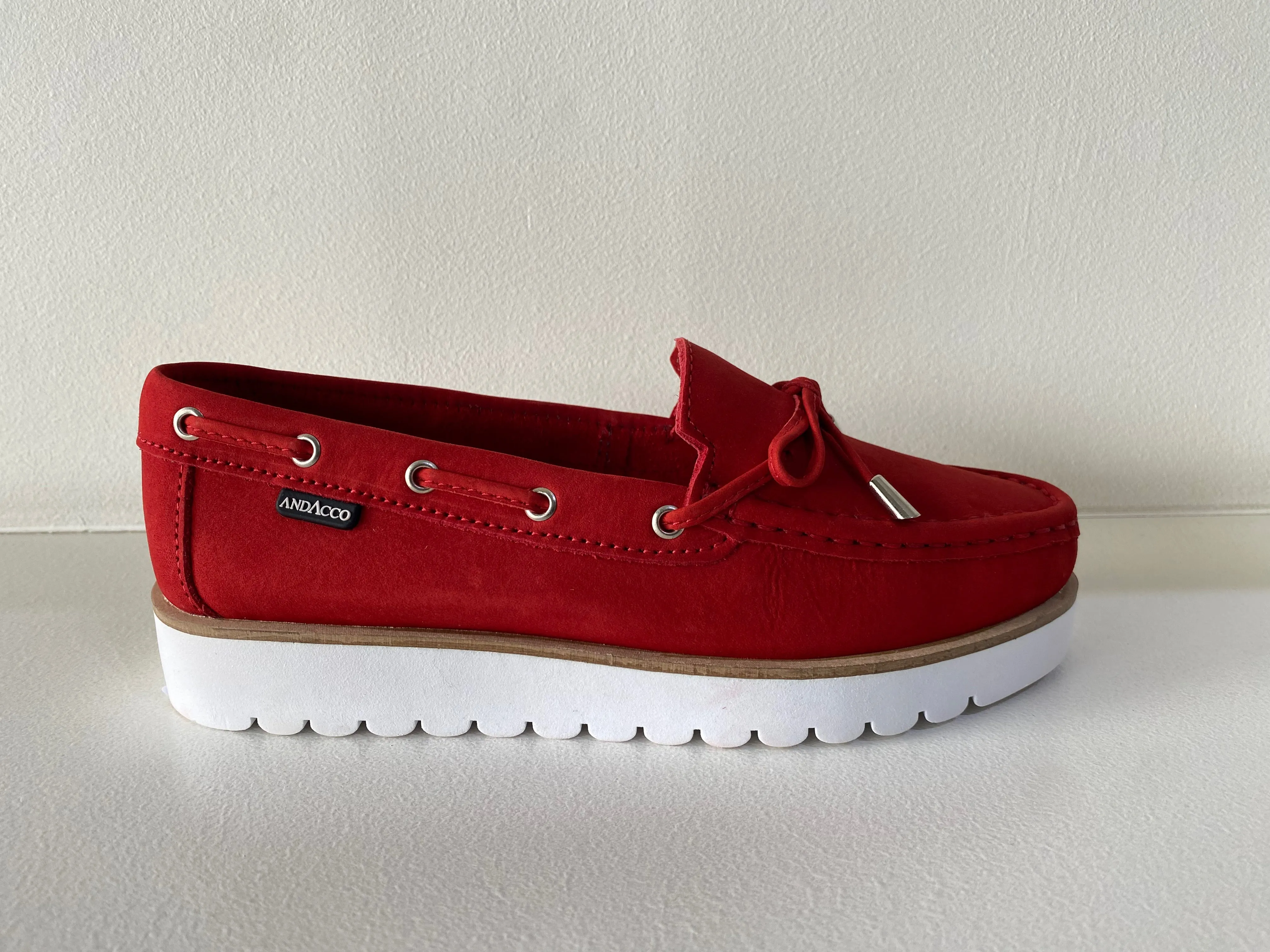 Red Suede Loafer