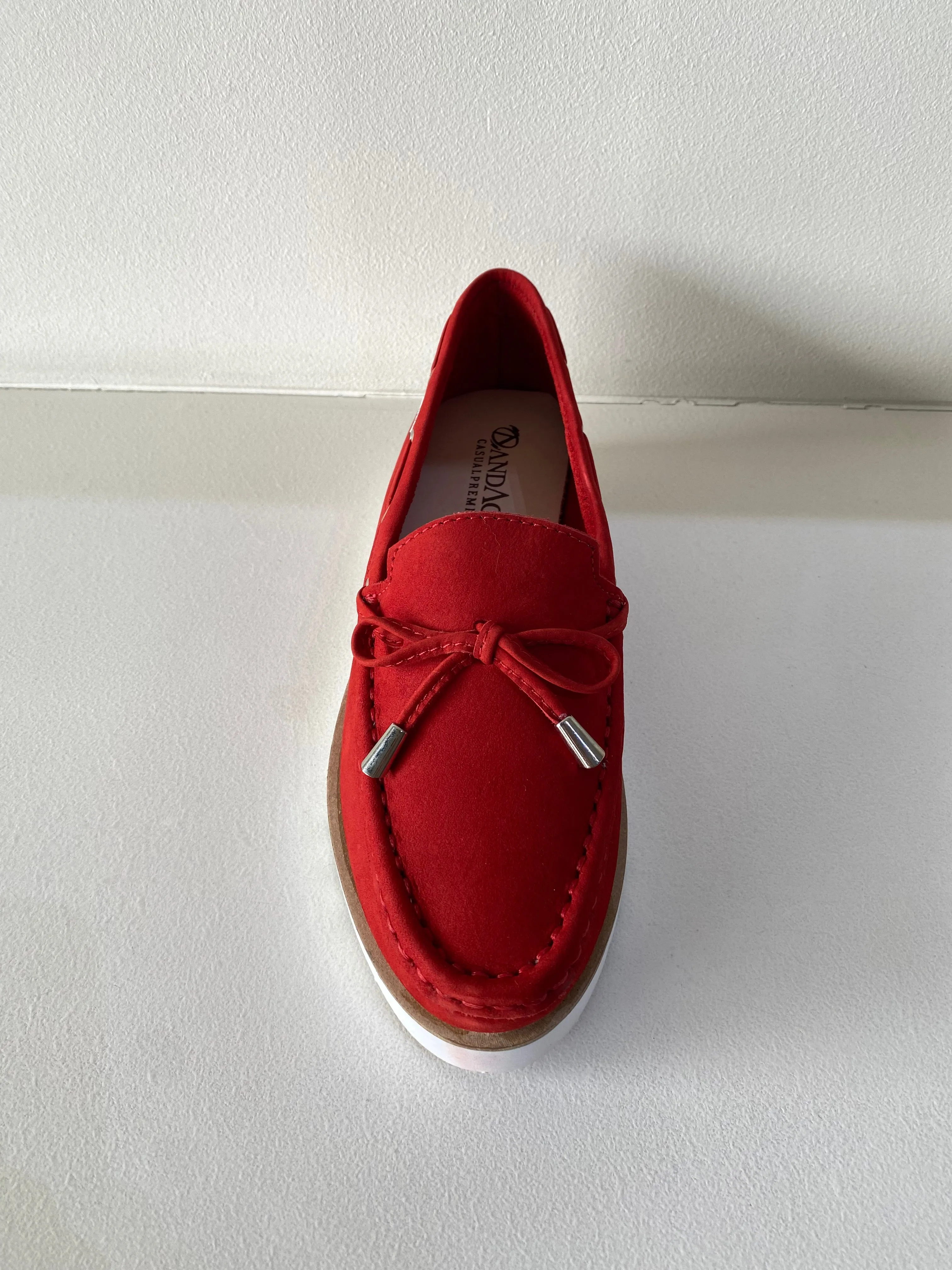 Red Suede Loafer