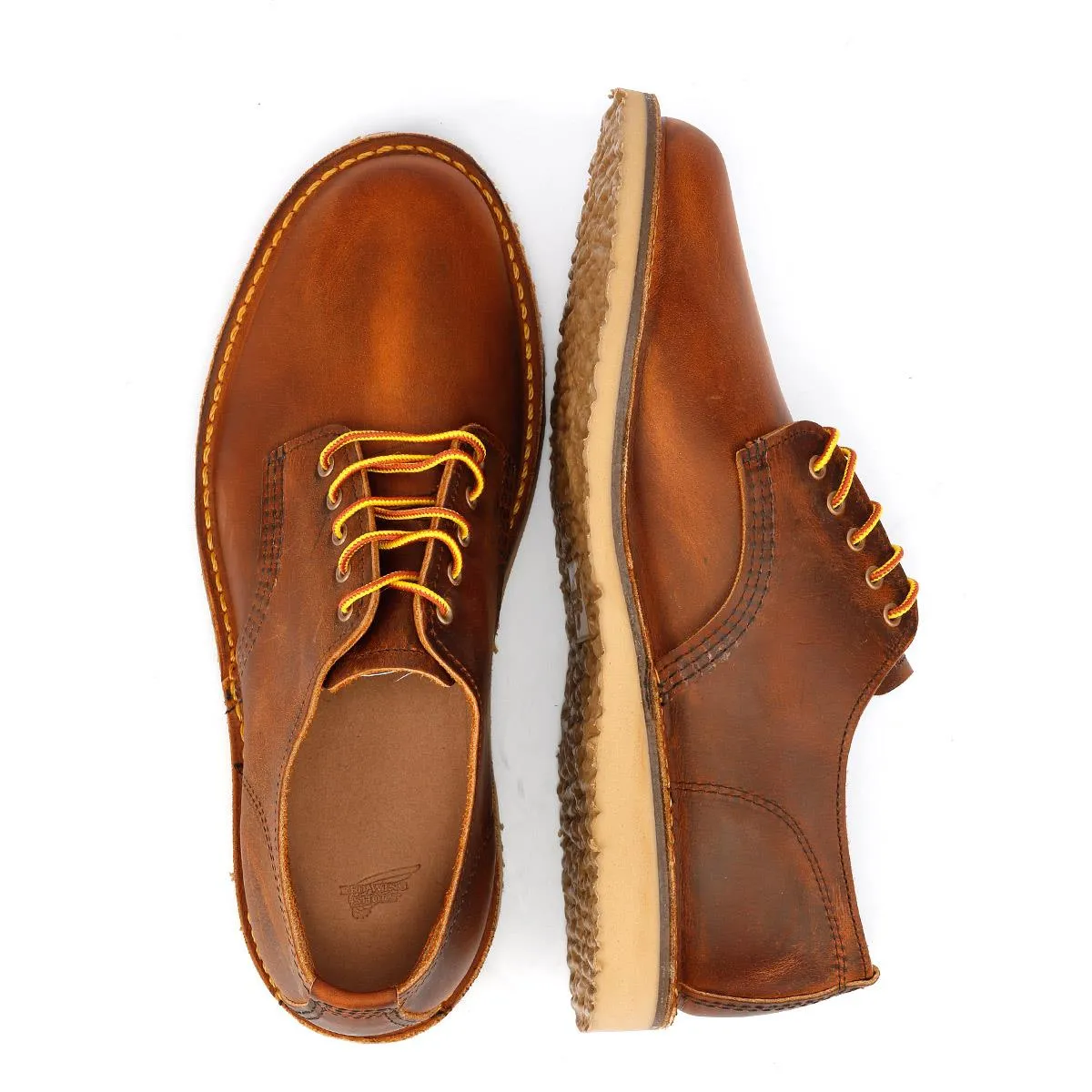 Red Wing Shoes Weekender Oxford Rough & Tough Leather Men's Copper Lace-Up Shoes