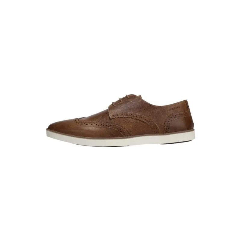 RedTape Men Tan Brogue Shoes