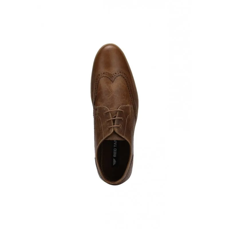 RedTape Men Tan Brogue Shoes