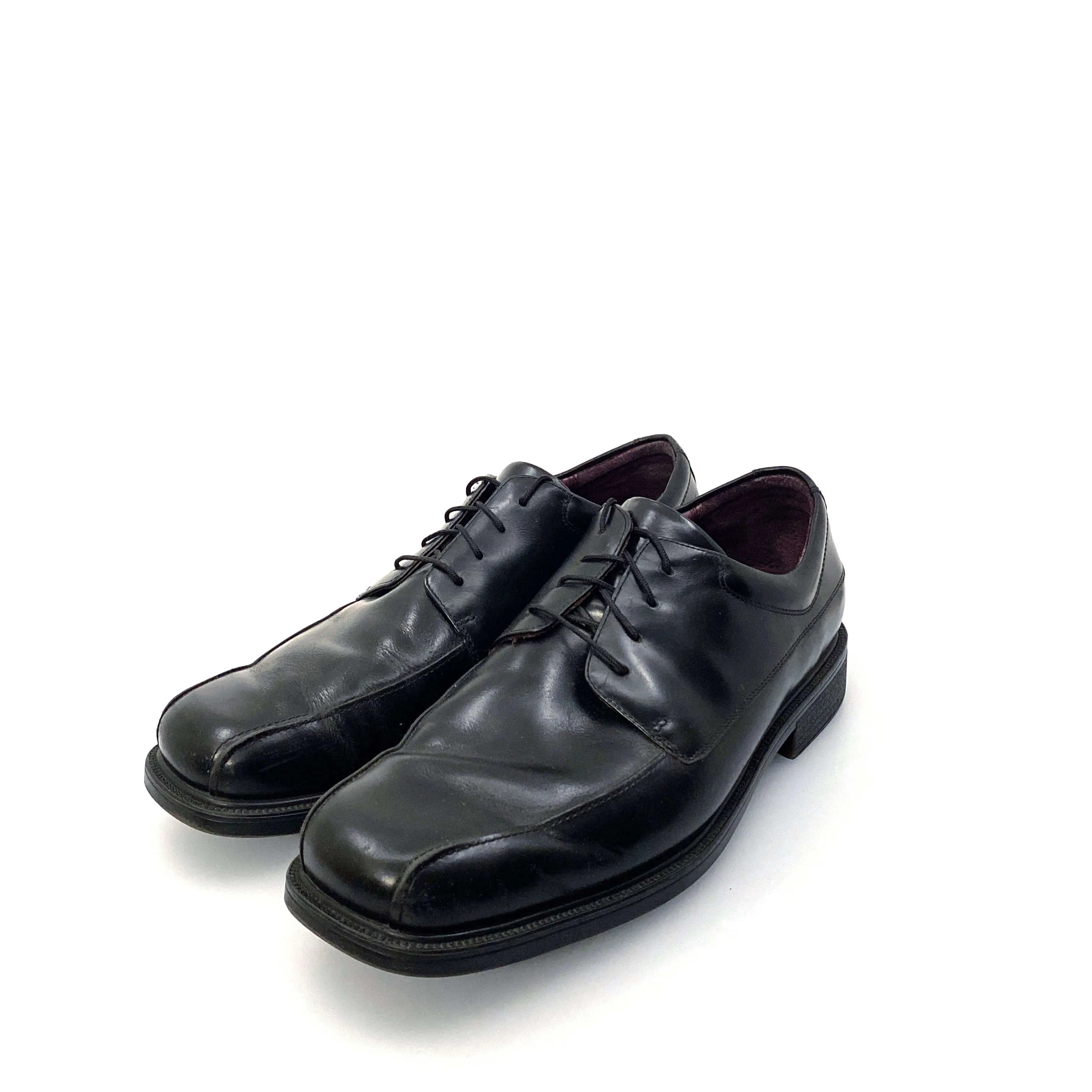 Rockport Leather Oxford Dress Shoes | 10M | Black Leather | Lace-Up | EUC
