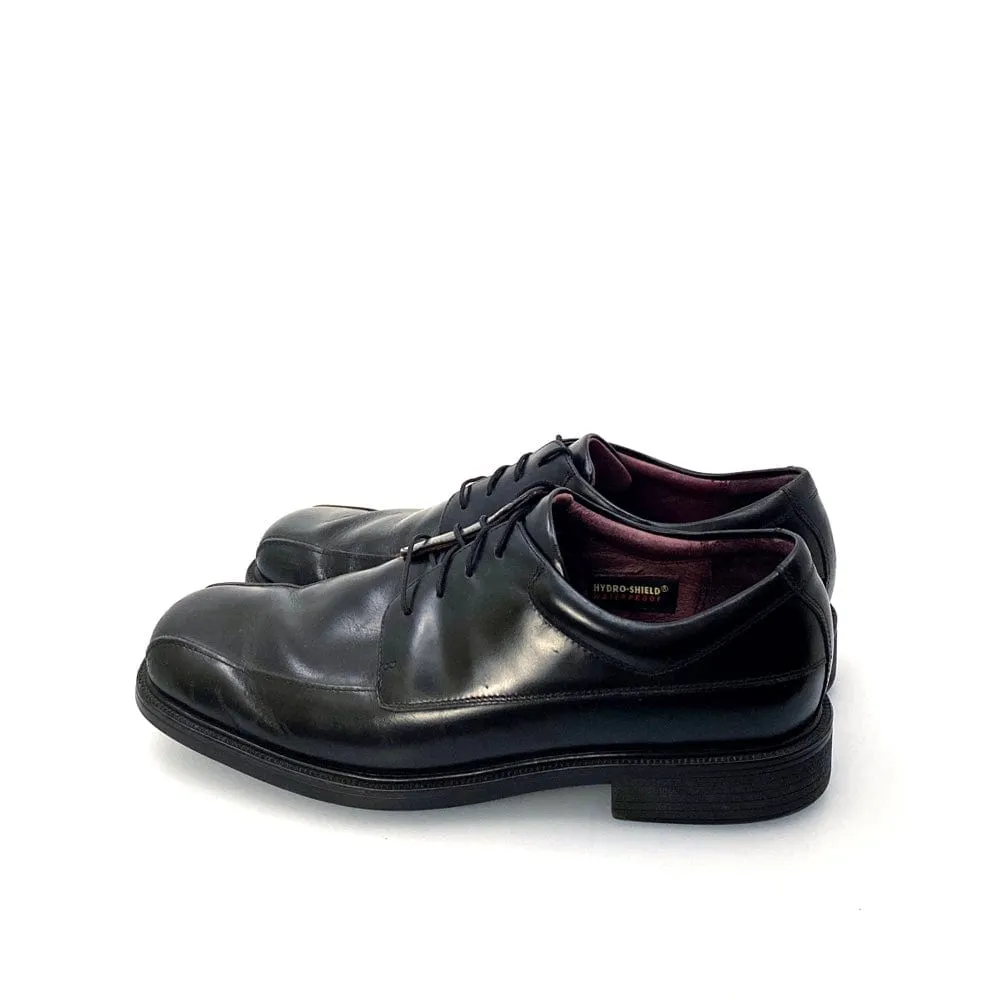 Rockport Leather Oxford Dress Shoes | 10M | Black Leather | Lace-Up | EUC