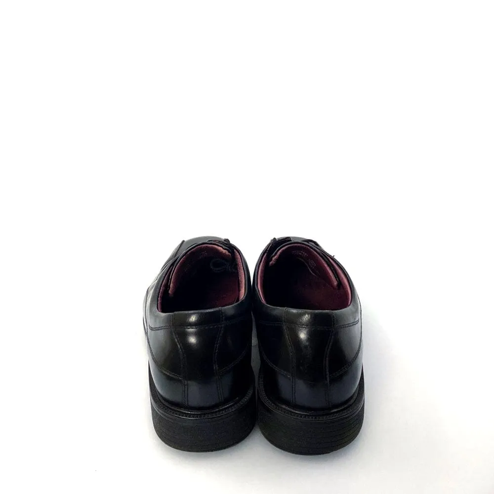 Rockport Leather Oxford Dress Shoes | 10M | Black Leather | Lace-Up | EUC