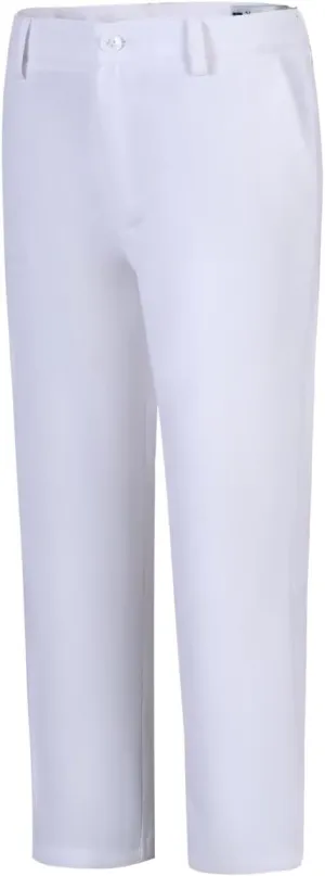 ROZU Boys Dress Pants Flat Front School Uniform Pants for Boys Toddler Kids Formal Belt Loops Boy’s Suit Pants 2T-20