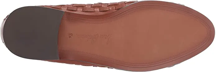 Saddle Edelman Problem-free return Retro Sam Cognac Lace-up Loafer Leather Most-ordered Oxford Rishel Tan Flat