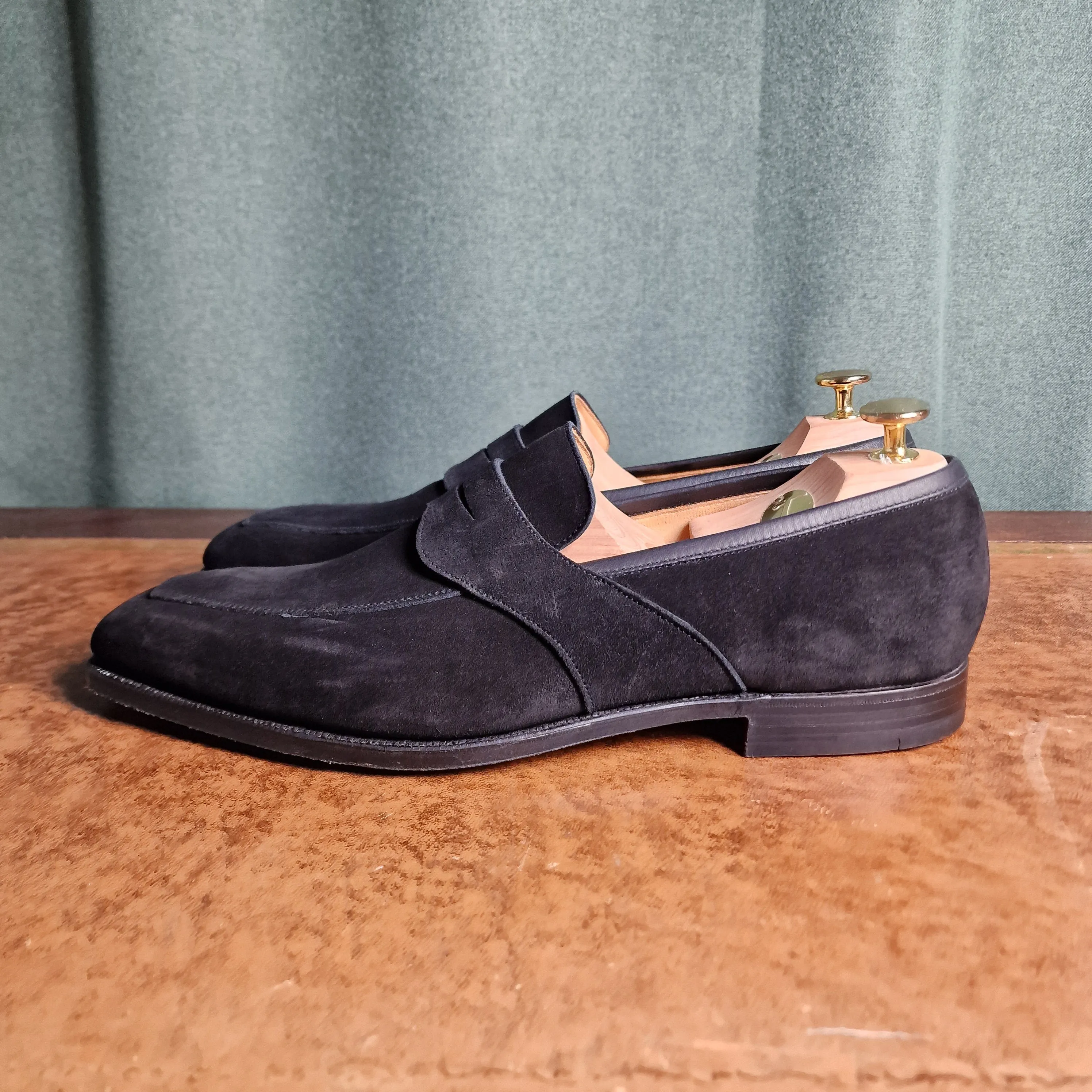 Seaton Black Suede (9.5E) Crockett & Jones