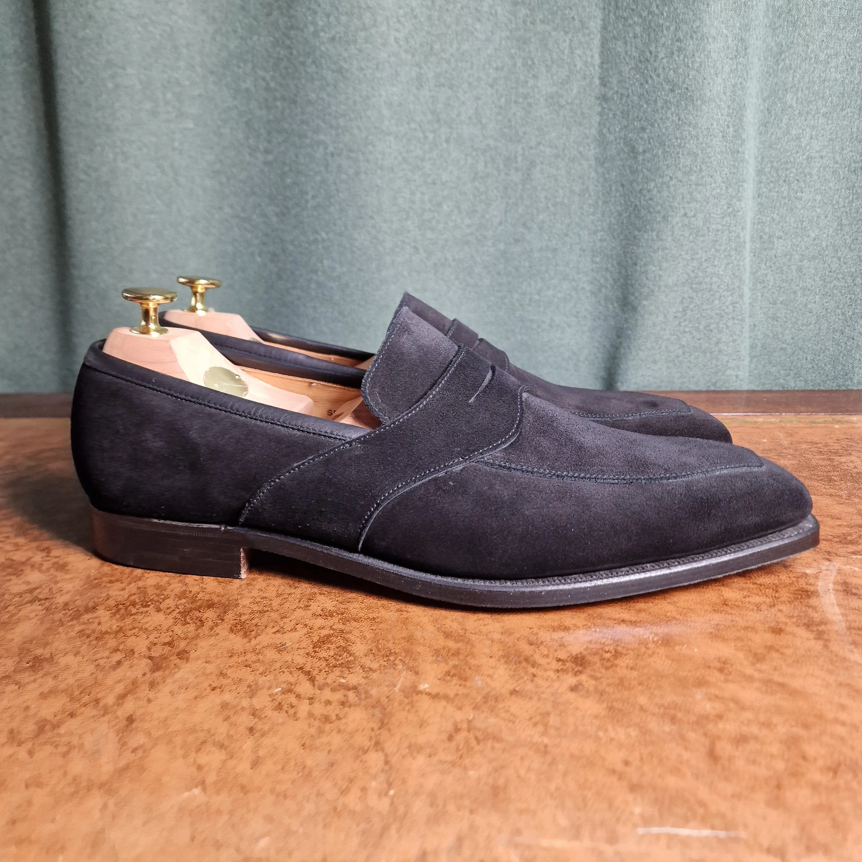 Seaton Black Suede (9.5E) Crockett & Jones