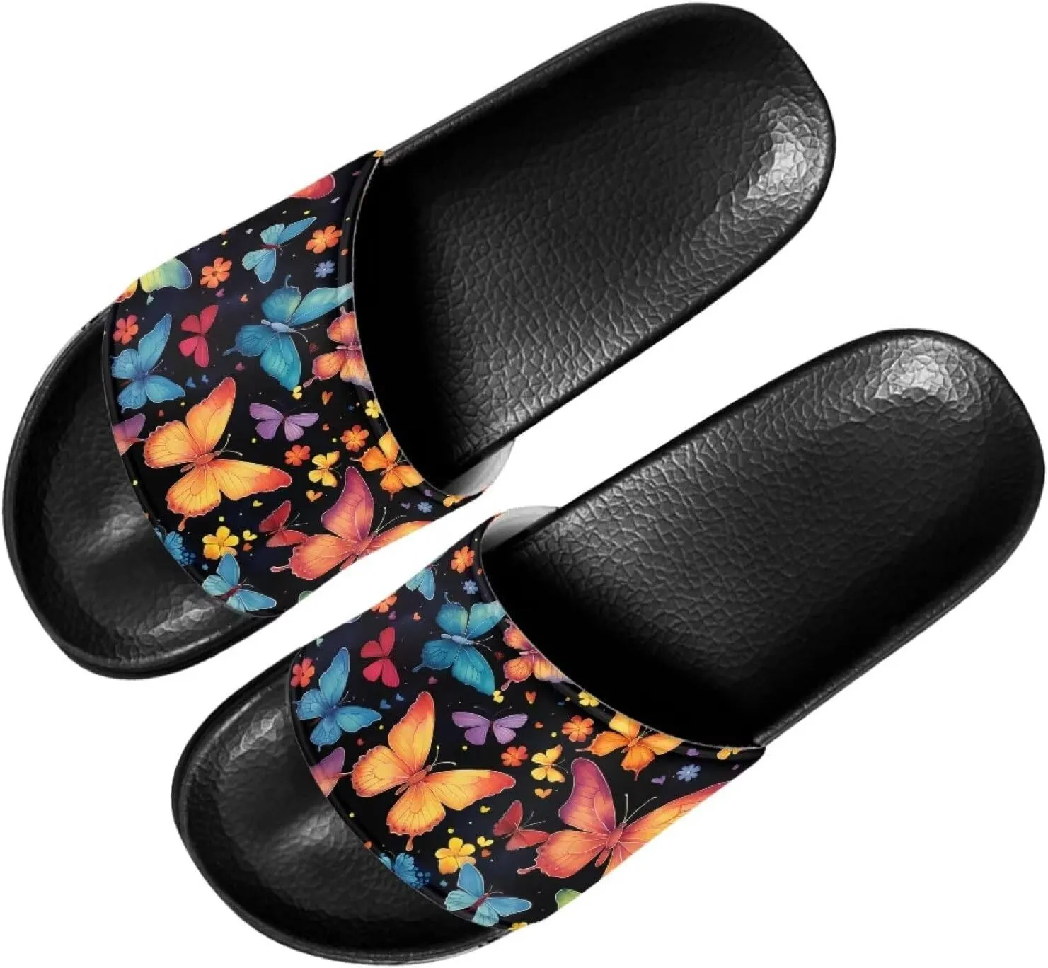 Semioury Van Gogh Summer Slippers Skull Butterfly Moroccan Tiles Travel Soft Comfy Thick Shoes Beach Sandal Bathroom Slipper