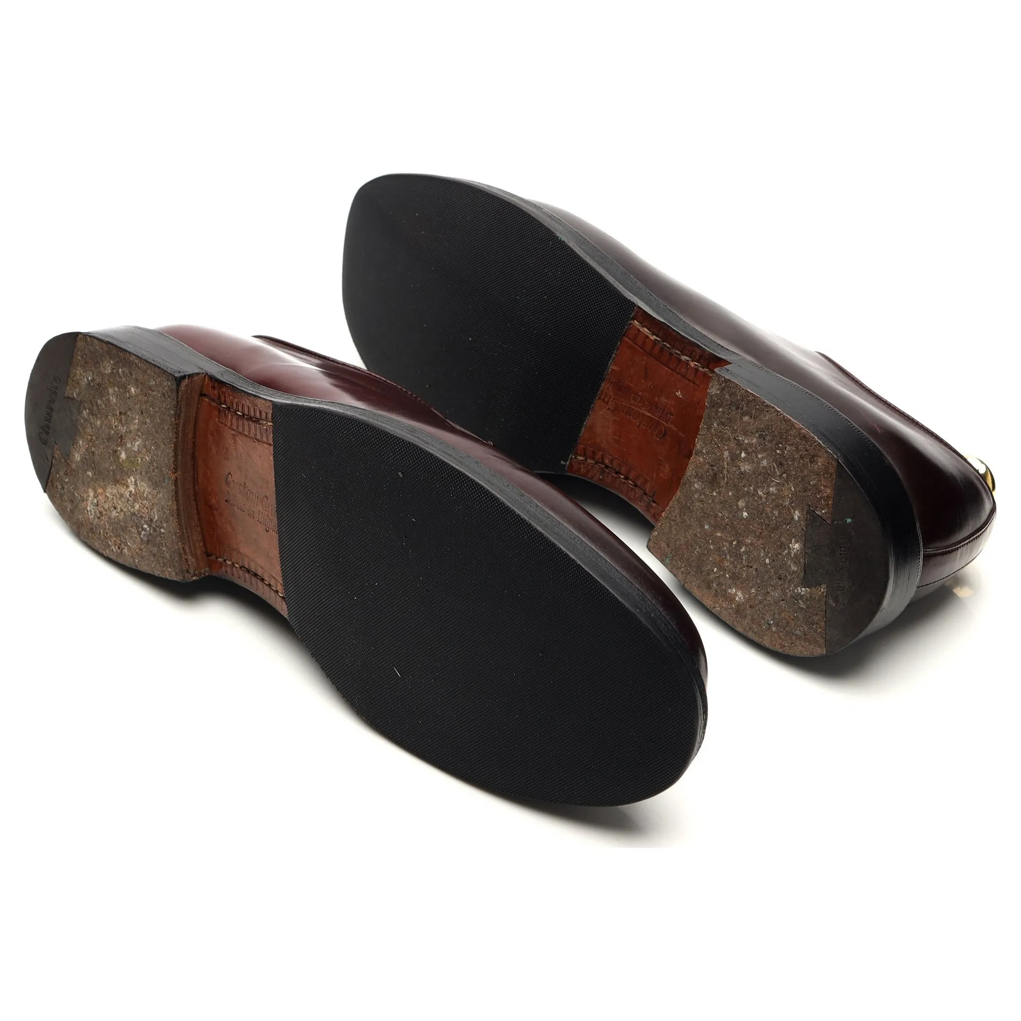 'Shannon' Burgundy Cordovan Leather Derby UK 9 F