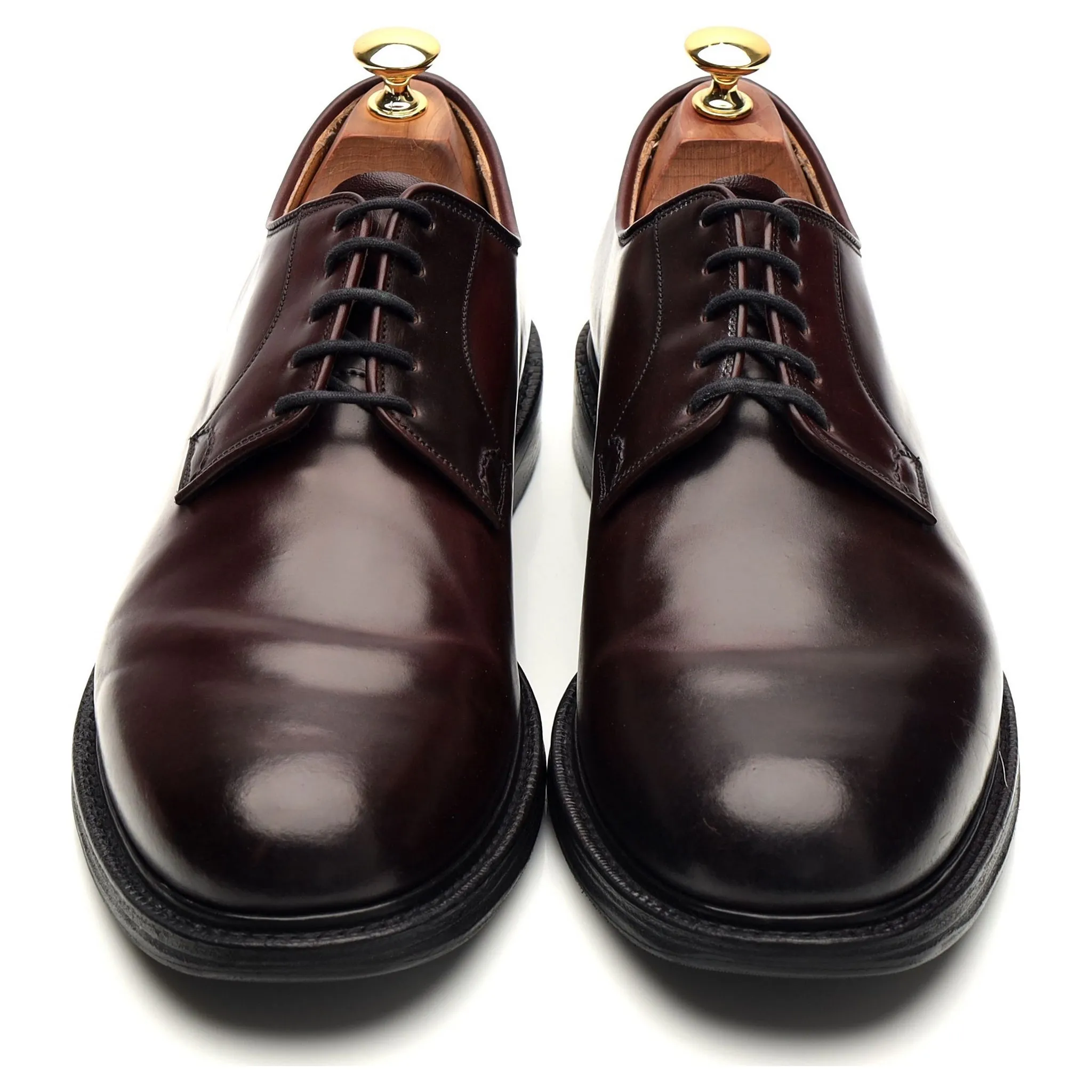 'Shannon' Burgundy Cordovan Leather Derby UK 9 F