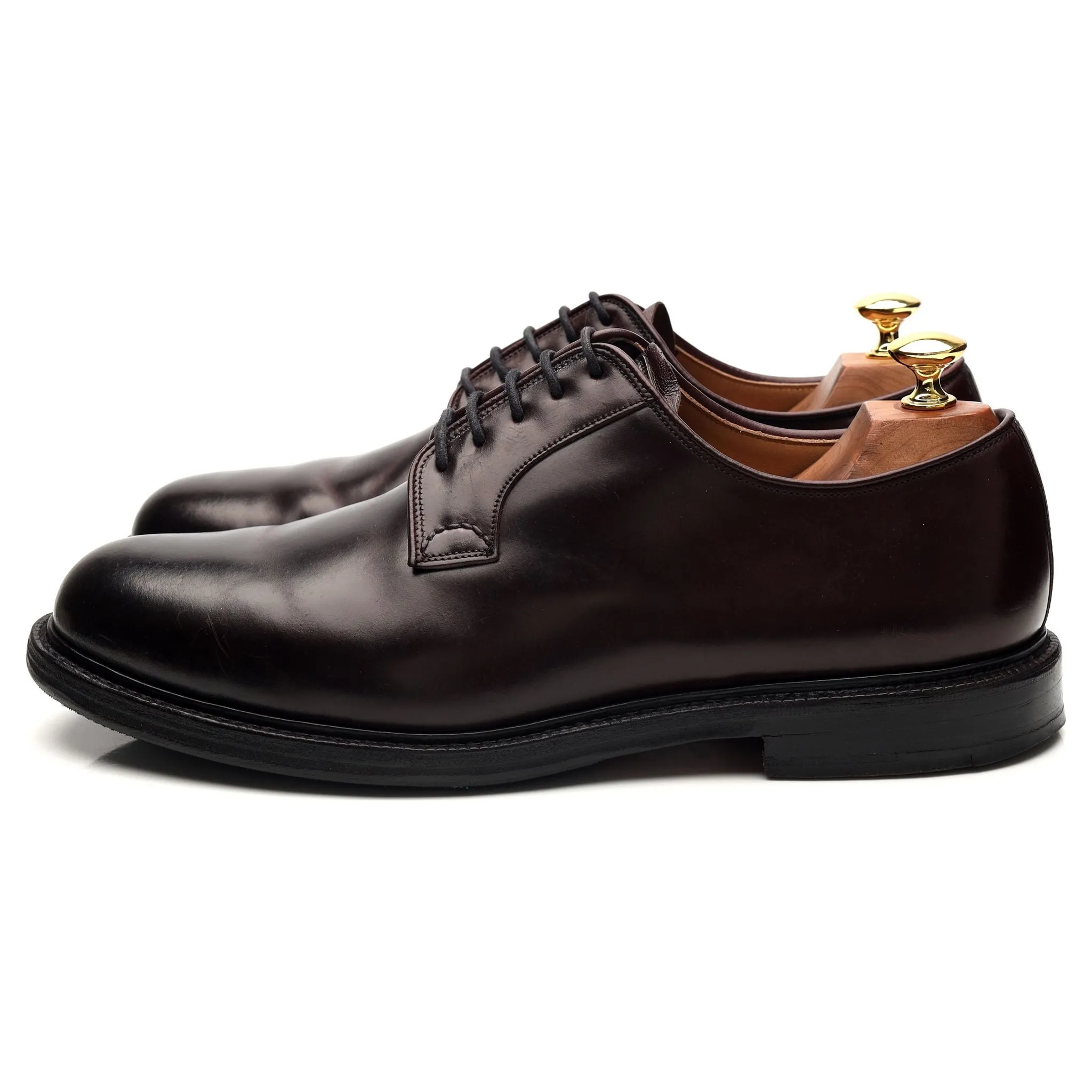 'Shannon' Burgundy Cordovan Leather Derby UK 9 F