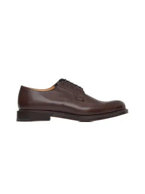 Shannon leather derby shoes