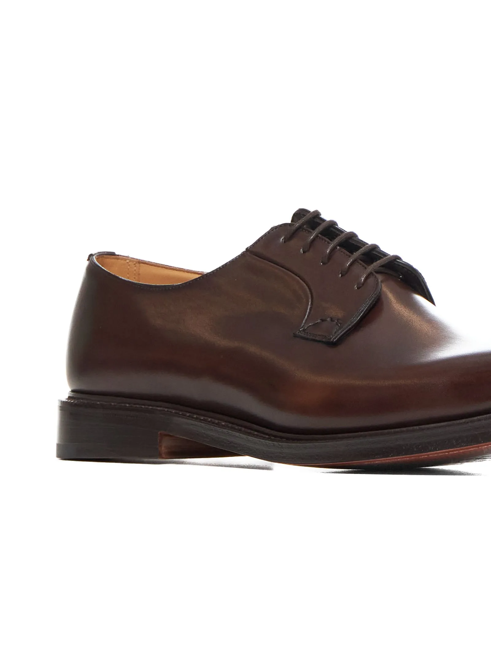 Shannon leather derby shoes