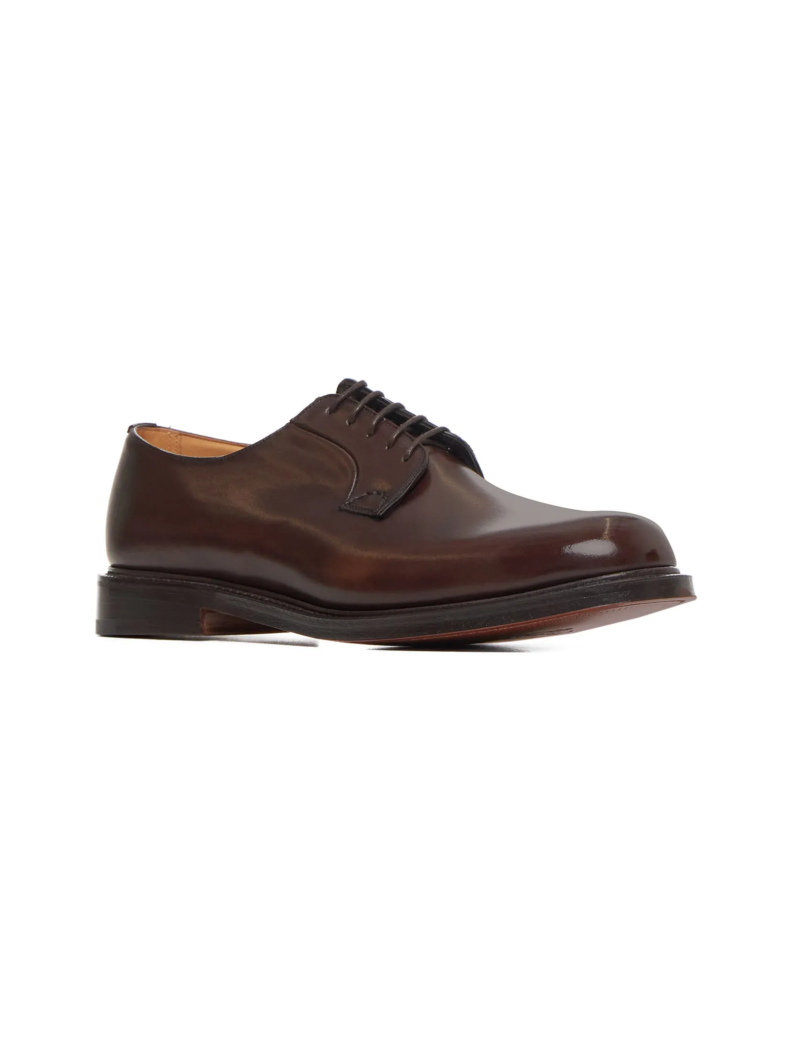 Shannon leather derby shoes