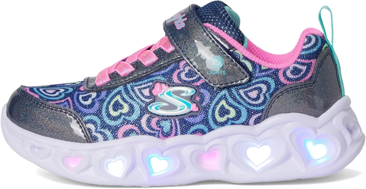 SKECHERS Girl's Heart Lights-Boogie Love Sneaker