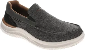 Skechers USA Men's Men's Hasting-Marco Sneaker, Grey/Black, 8.5