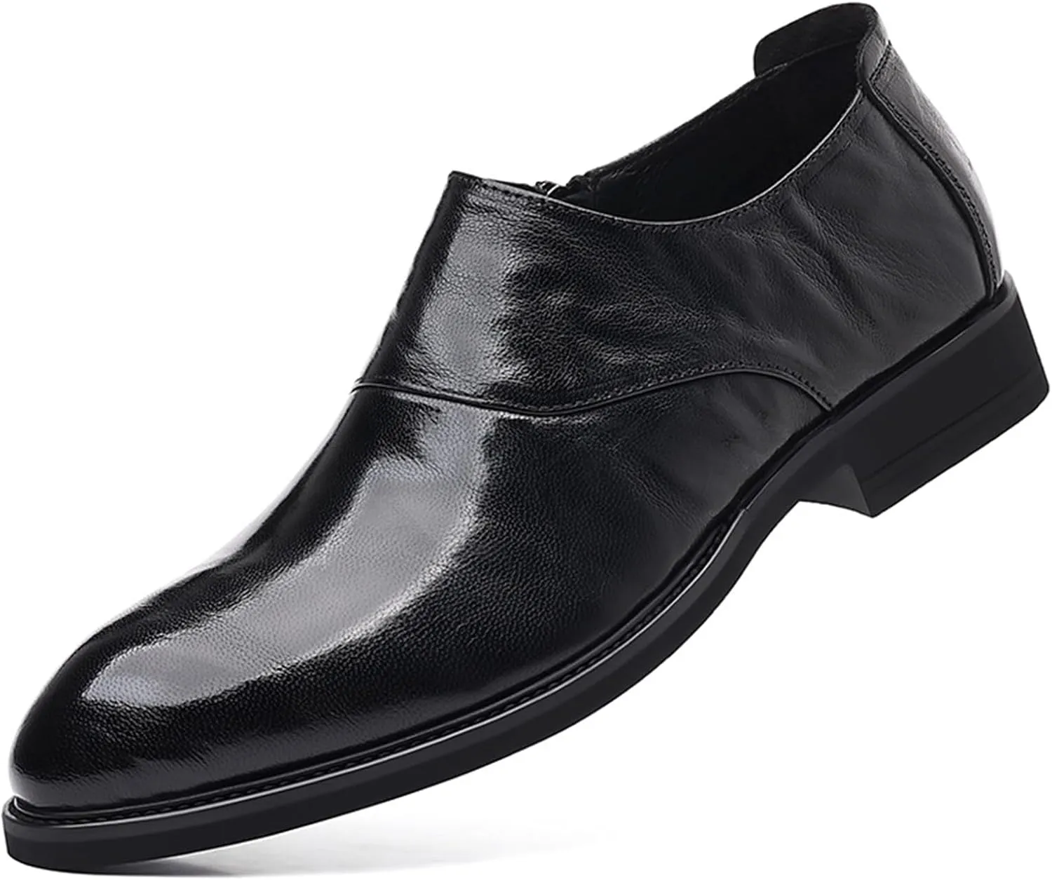 Slip-On Leather Shoes for Men Patent Leather Luxury Groom Wedding Shoes Men's Dress Shoes Classic Lace Up Oxfords Dress Shoes Leather Tuxedo New