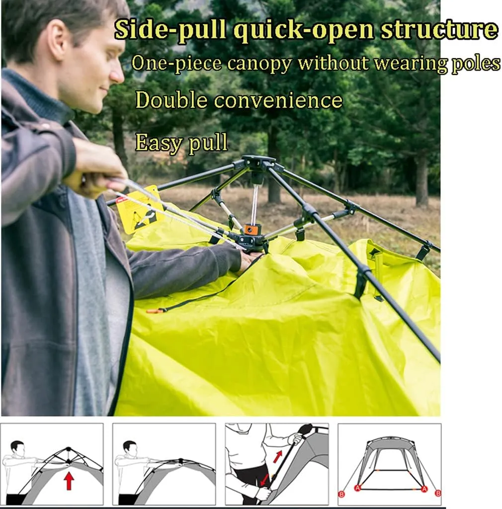 Small Automatic Quick Open Canopy Tent Wind Rain Block Beach Tent Sun Shelter Tents for Camping Quick Fit Tent for Backyard,Picnics Innovative