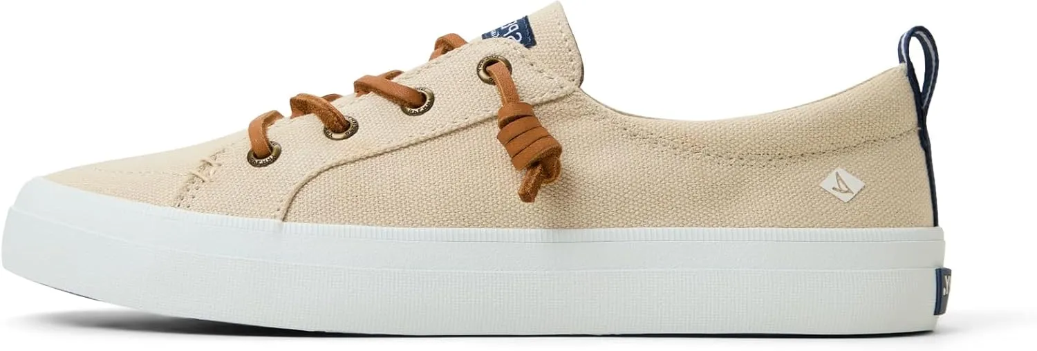 Sperry Women's Crest Vibe Sneaker, Brown, 7.5 Wide