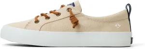 Sperry Women's Crest Vibe Sneaker, Brown, 7.5 Wide