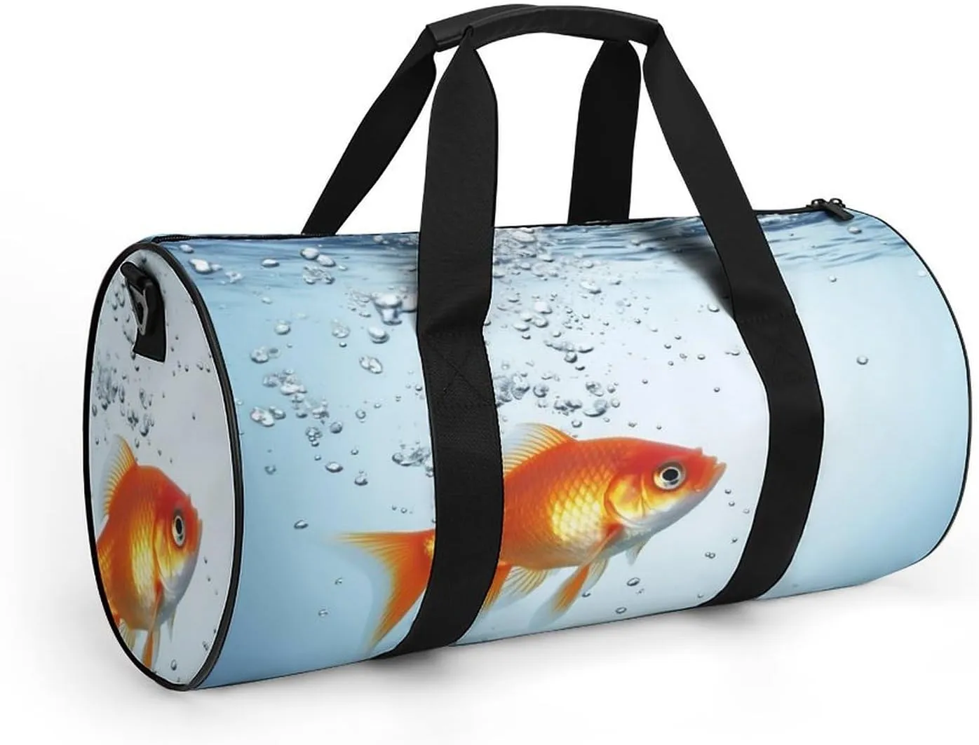 Sports Gym Bag for Women Men Travel Duffel Bag Tote Weekender Bag Fish In Water Carry on Overnight Bag for Travel Swimming Fitness Workout Sports Duffle Bag