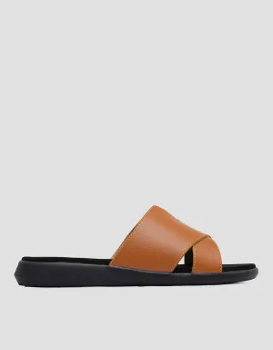 St. Yves Unique Cross Strap Sandal Slip On Wanita
