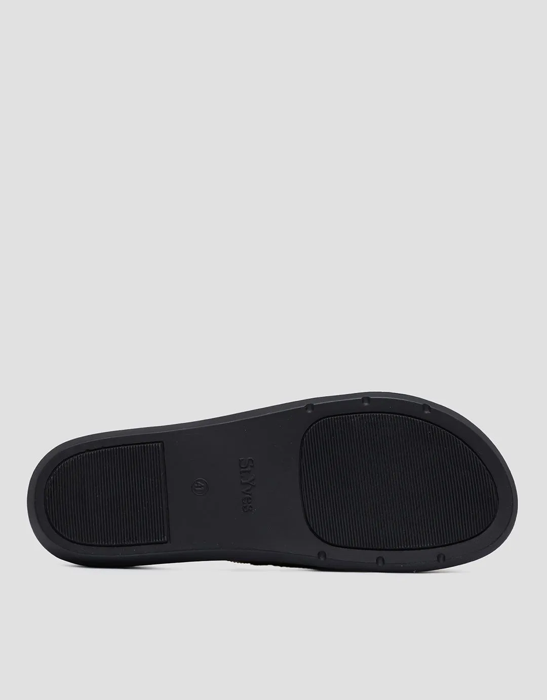St. Yves Unique Cross Strap Sandal Slip On Wanita