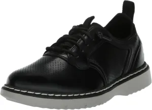 Stacy Adams Boy's Sync Elastic Lace Sneaker, Black, 2 Big Kid