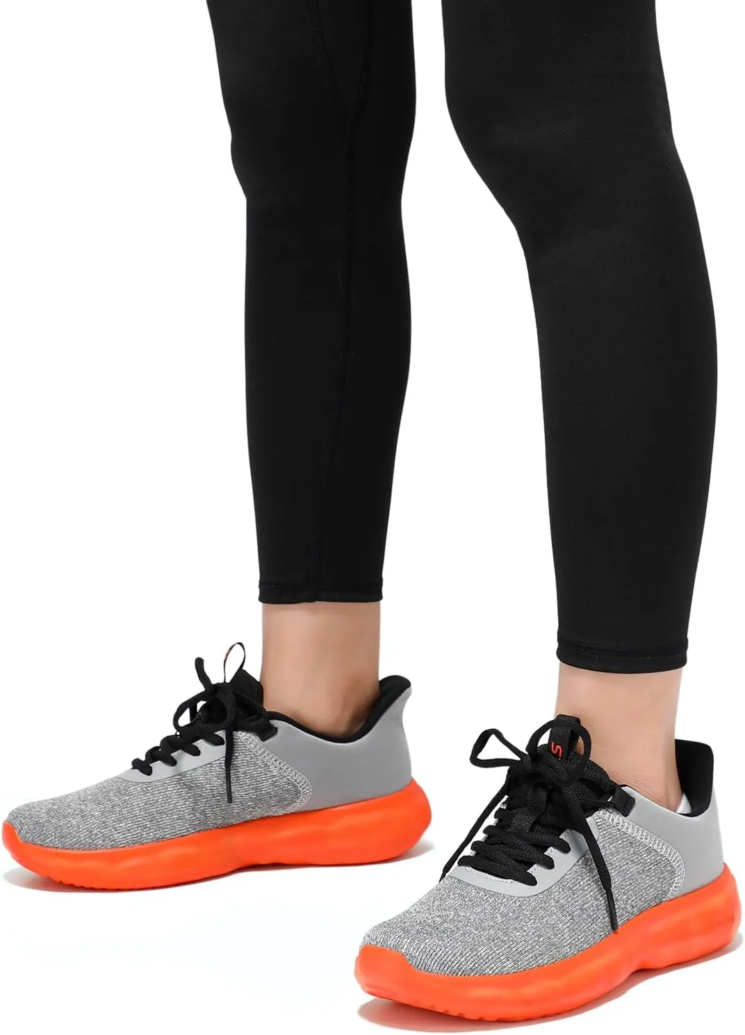 STQ Road Running Shoes for Womens Breathable Cushion Tennis Walking Sneakers Women Athletic Gym Workout Sport Training Fitness Cushioned Lightweight Comfort Plantar Fasciitis