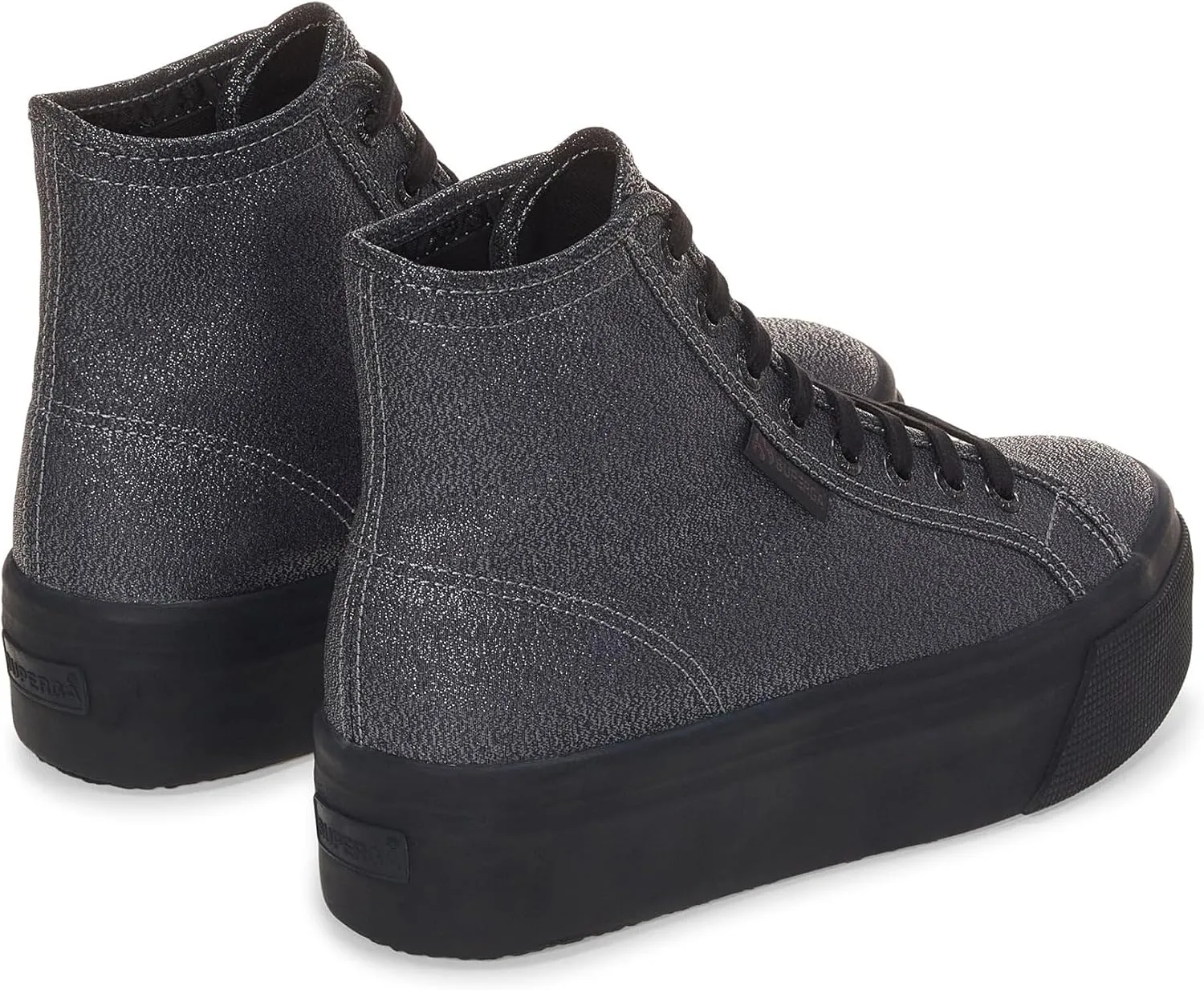 Superga Women's 2708 Hi Top Lame Sneaker
